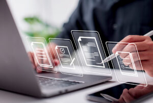 Grafische Darstellung der Meldung bei der digitalen Unfallanzeige