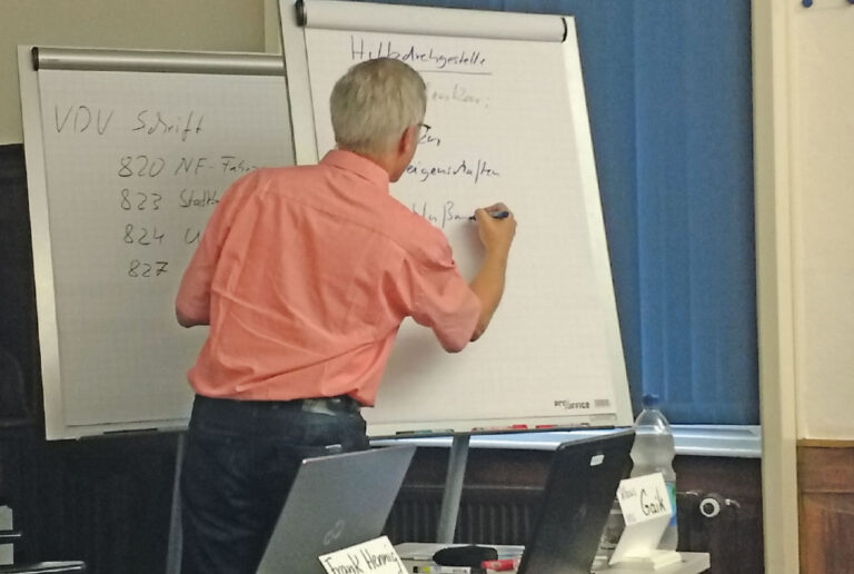 Die Teilnehmenden werden aktiv eingebunden.